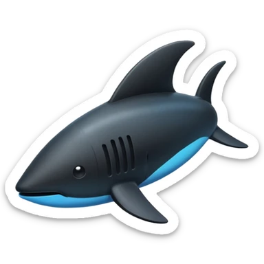 The underwater fin sticker