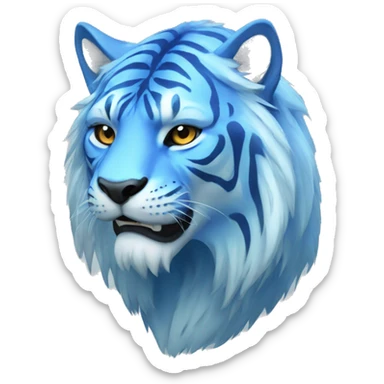Spectral tiger blue sticker