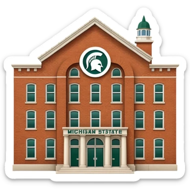 Michigan State University sticker