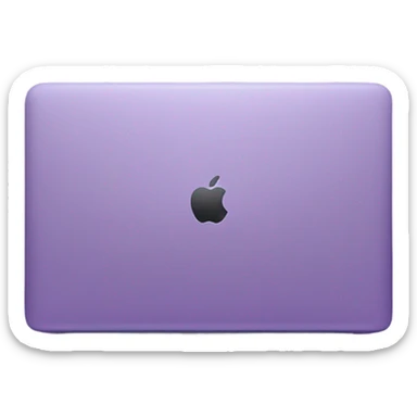 Purple Macbook sticker