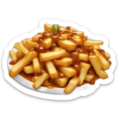 montreal poutine sticker