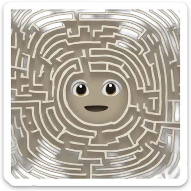 labyrinth sticker