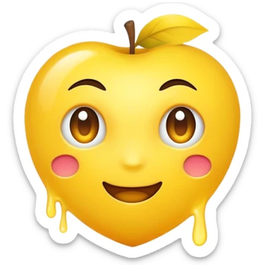 1 yellow colour sticker