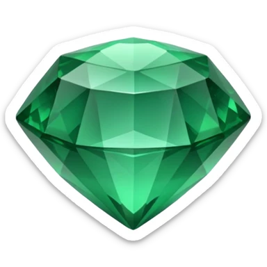 Emerald sticker