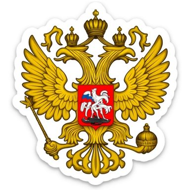 Coat of arms of the Russian Federation sticker
