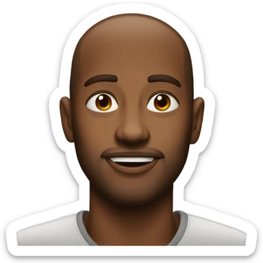 A supreme face emoji  sticker