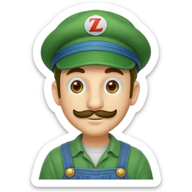 Luigi sticker