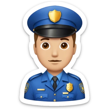Quiero un emoij del dia del padre policía  sticker
