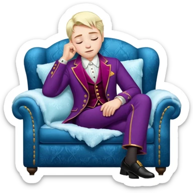 FROZEN NOBLEMAN SLEEPING sticker
