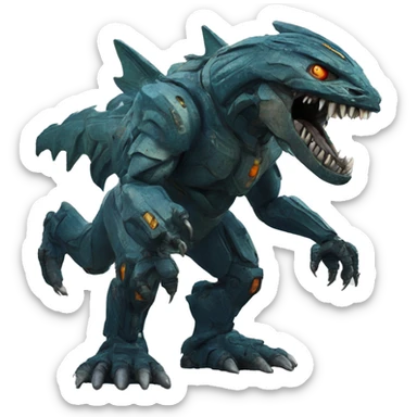 Pacific rim kaiju sticker