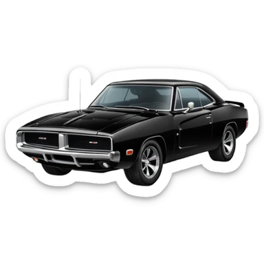 faz o dodge charge dos Velozes & Furiozos pra min? sticker