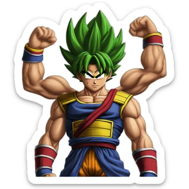 Bardock dbz sticker