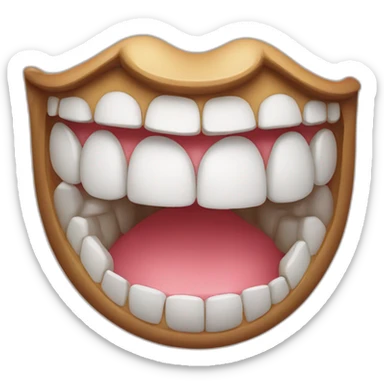 smiley qui souffle par la bouche sticker
