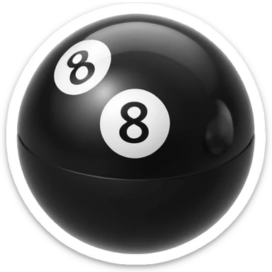 magic eight ball sticker