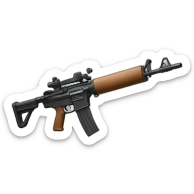 Assault rifle sticker