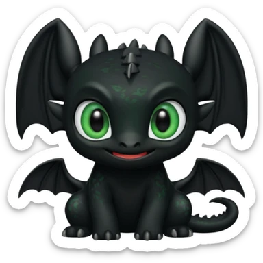 toothless make it cute sticker
