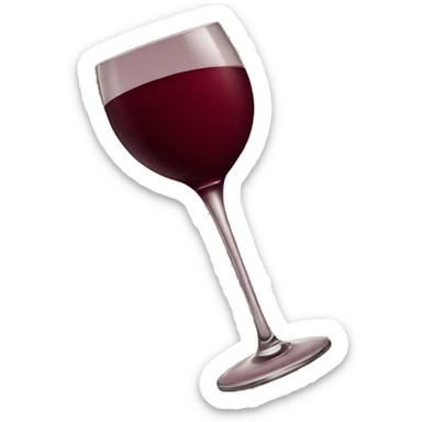 Wine red  sticker