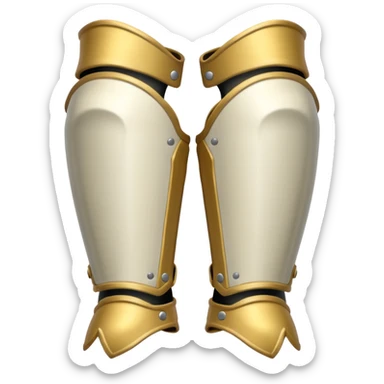 bone leg armor sticker