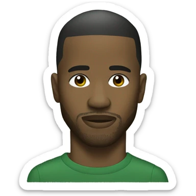 frank ocean with a green top sticker