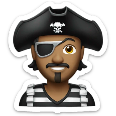 Vegas raiders pirate sticker