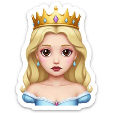 Una princesa muerta  sticker
