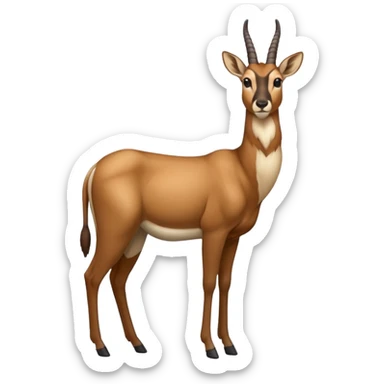Hirola Antelope sticker