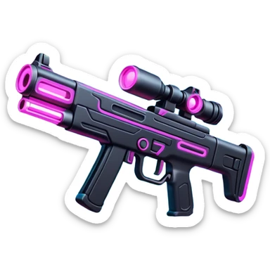  shooter game with this color 9654F4 sticker