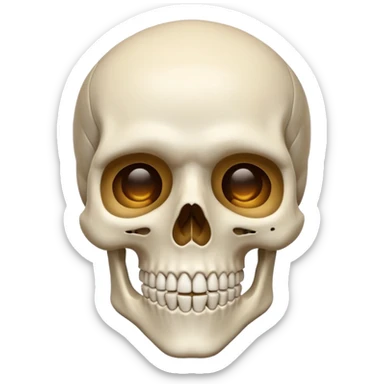 Gojo skeleton sticker