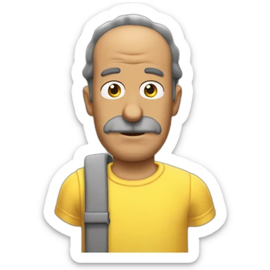 Homer simsone  sticker