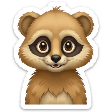 Suricate avec un regard malicieux  sticker