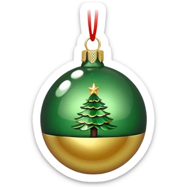 small christmas tree decoration sticker