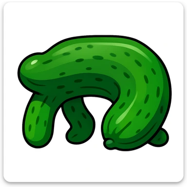 Cucumber sticker