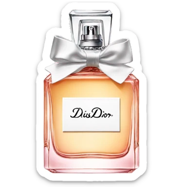 Miss dior perfume sticker
