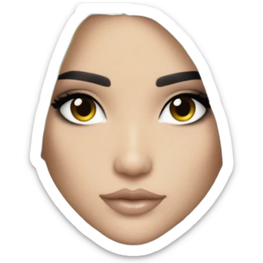 Bill Kaulitz black hair down with blonde highlights eyeshadow sticker