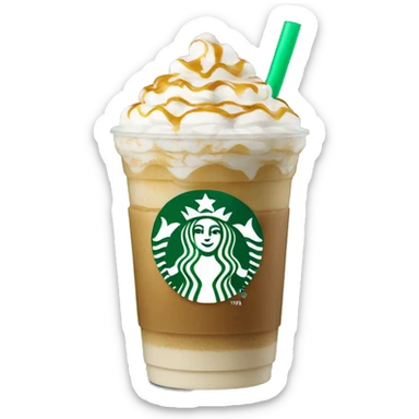 Starbucks frappe  sticker