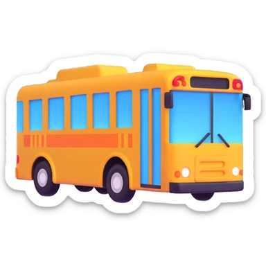 city bus sticker