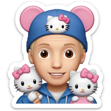Eminem with Hello kitty sticker
