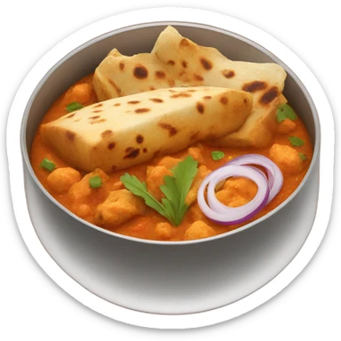 Indian food sticker