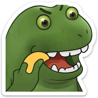 biting finger emoji sticker