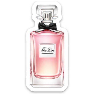 miss dior perfume sticker