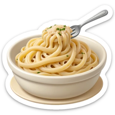 Cacio e Pepe pasta sticker