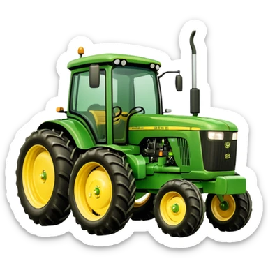 John deere tractor sticker