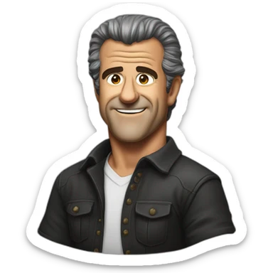 mel gibson sticker