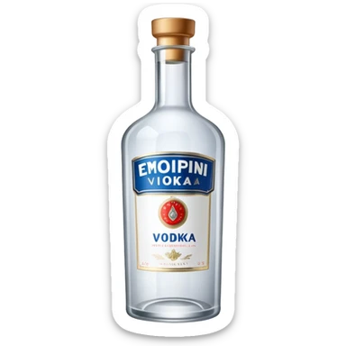 Une bouteille de Vodka sticker