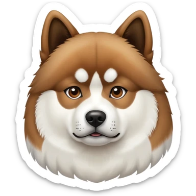 Akita dog sticker