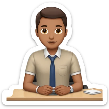 person in office informal sticker