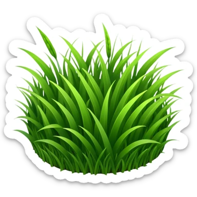 GRASS GREEN CIRCLE sticker