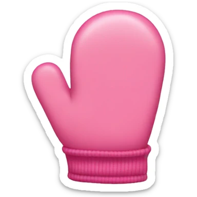 Pink mittens  sticker