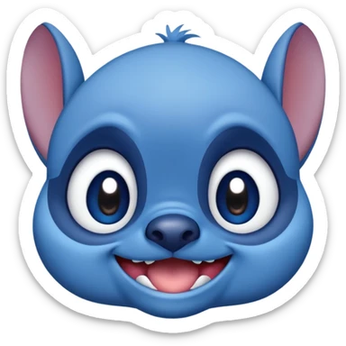 Stitch Face from Lilo and Stitch sticker
