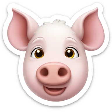 Pua the pig sticker